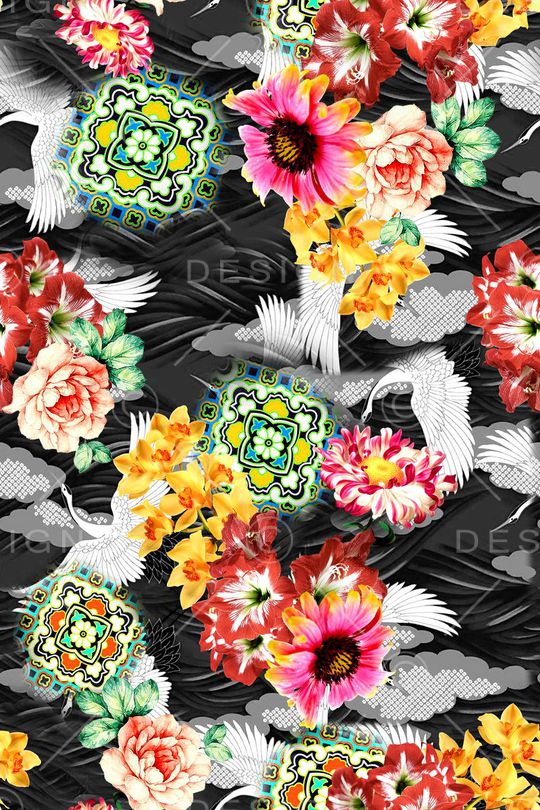 时尚印花华亿平台图片