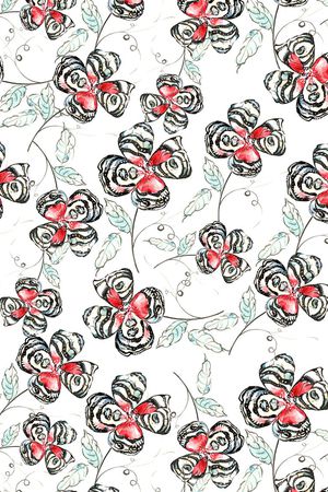 抽象个性印花华亿平台图片