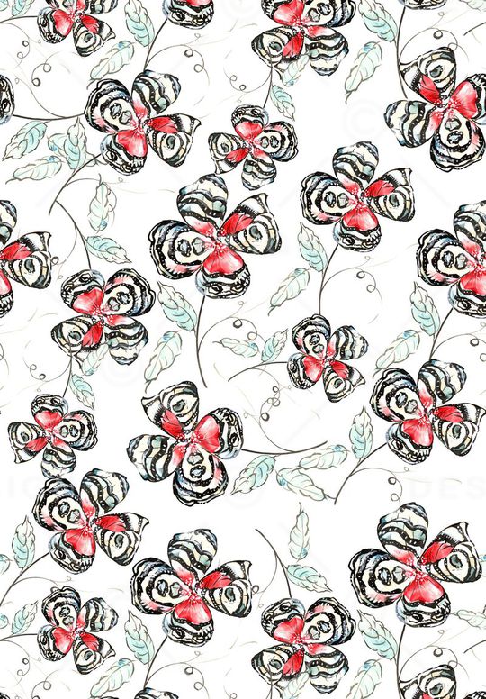 抽象个性印花华亿平台图片