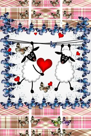 格子印花华亿平台图片