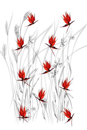 芦苇印花华亿平台图片