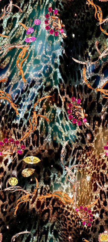 452880-满城尽带黄金甲 宝石金片 皮带腕带