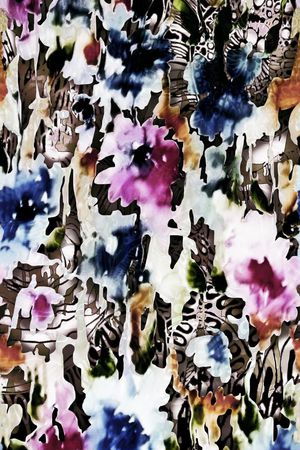 彩色迷彩印花华亿平台图片