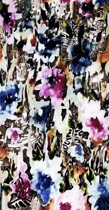 452902-花色迷彩 模糊抽象风格 写意花卉