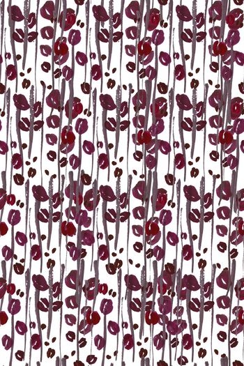 452906-纯原创手绘花卉系列 水墨水彩小碎花