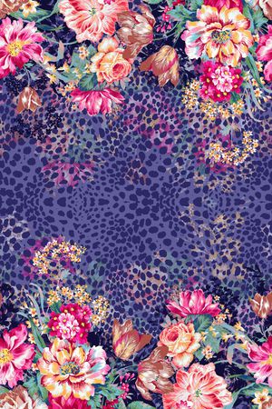 复古印花华亿平台图片