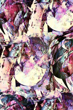 抽象印花华亿平台图片