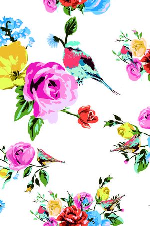 田园风印花华亿平台图片