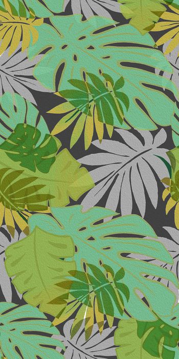 热带风情印花华亿平台图片