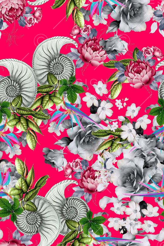 贝壳印花华亿平台图片