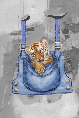 T恤衫 独幅华亿平台印花华亿平台图片