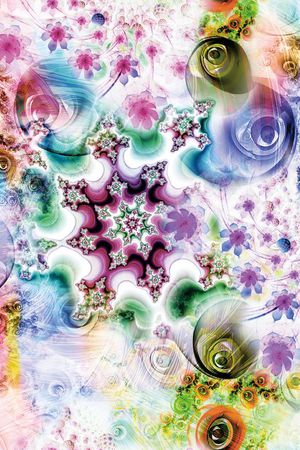 抽象印花华亿平台图片