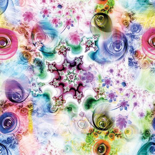 抽象印花华亿平台图片