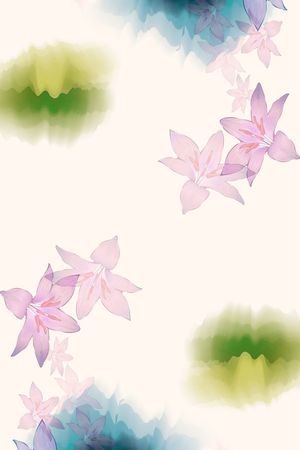 百合花印花华亿平台图片