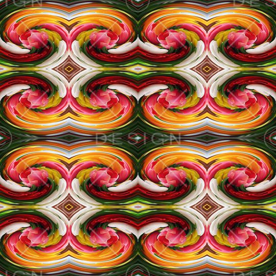 抽象印花华亿平台图片