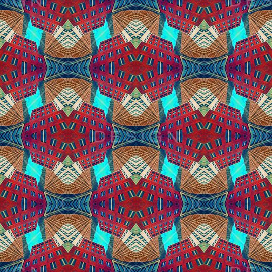 抽象印花华亿平台图片