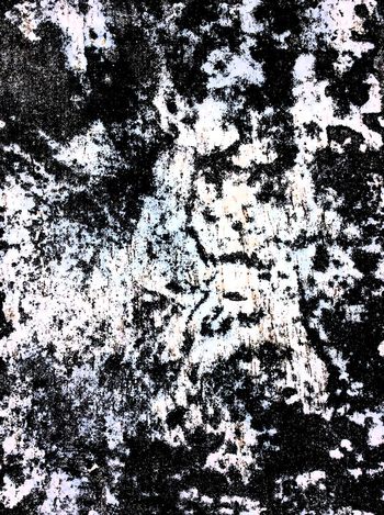 453546-潮酷纹理黑白古旧复古墙壁艺术肌理女