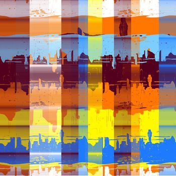 抽象印花华亿平台图片