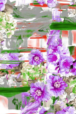 抽象印花华亿平台图片