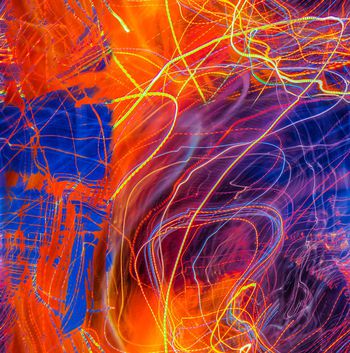 抽象印花华亿平台图片