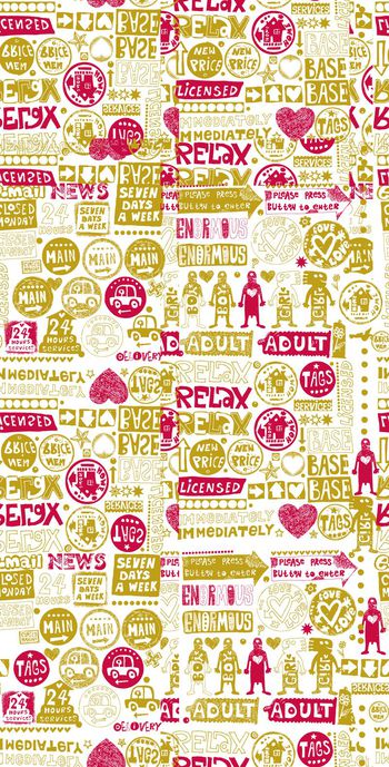 453626-卡通手绘碎花