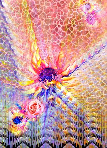 453631-抽象花卉定位