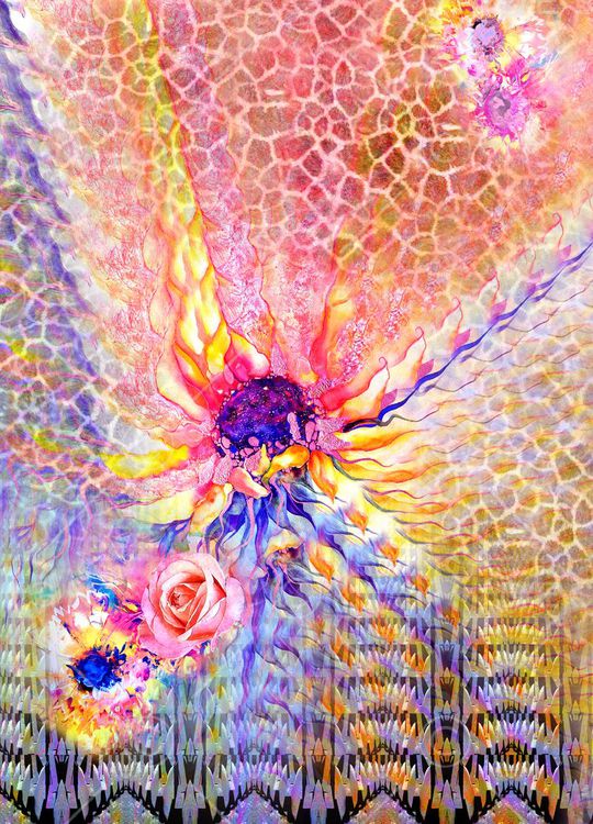 抽象化印花华亿平台图片