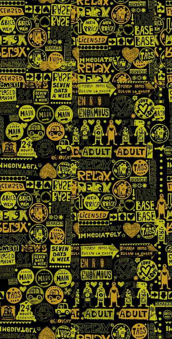 453632-卡通手绘碎花