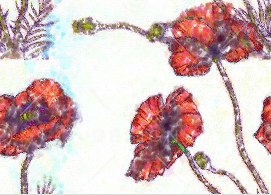 抽象艺术印花华亿平台图片