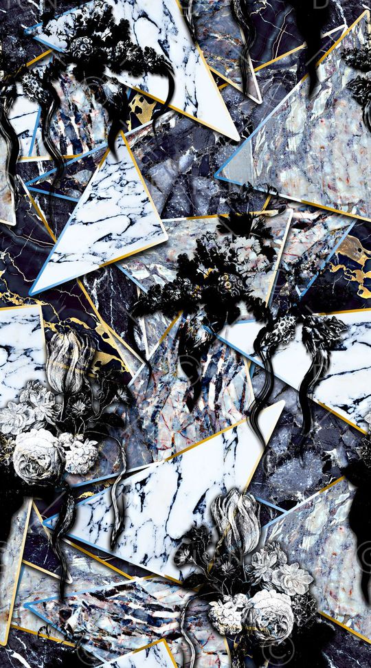 几何大理石印花华亿平台图片