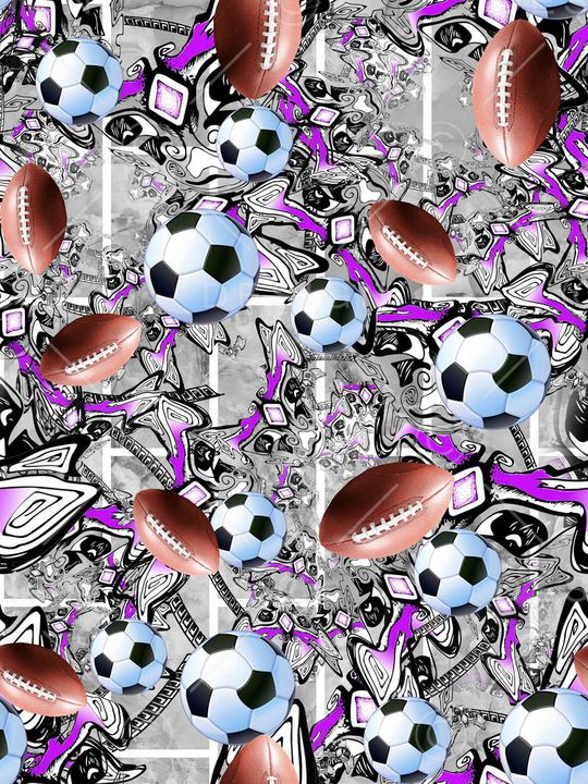 橄榄球印花华亿平台图片