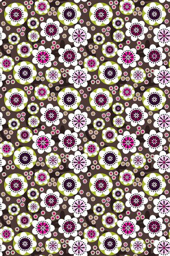 风格化花卉印花华亿平台图片