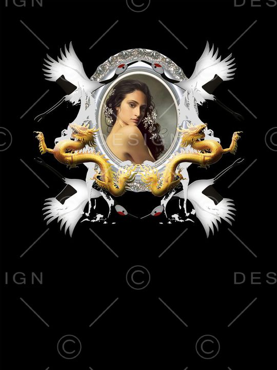 白鹤印花华亿平台图片