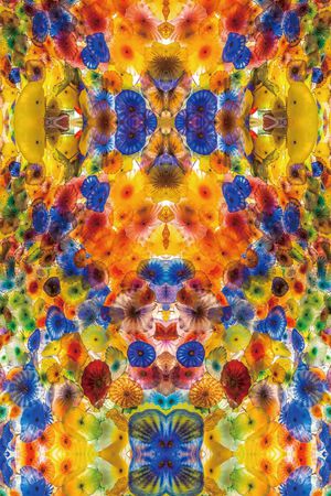 抽象印花华亿平台图片