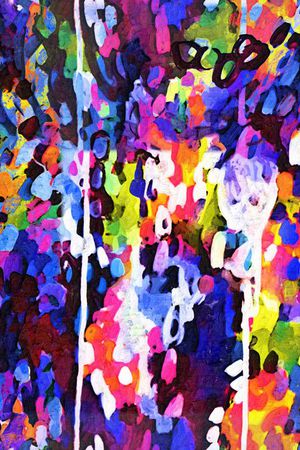 抽象印花华亿平台图片