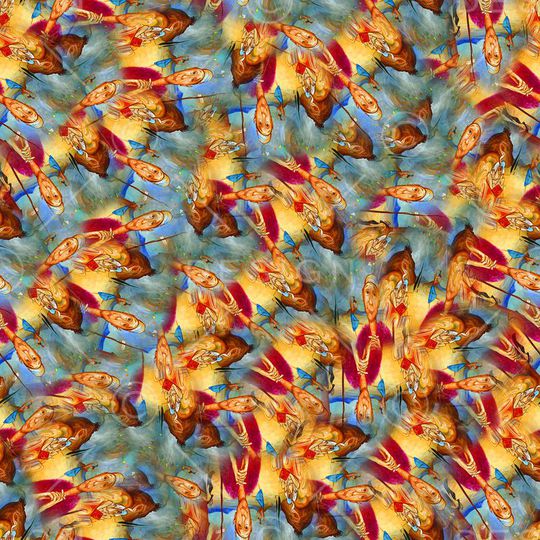 复古印花华亿平台图片