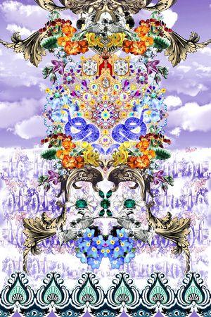 时尚印花华亿平台图片