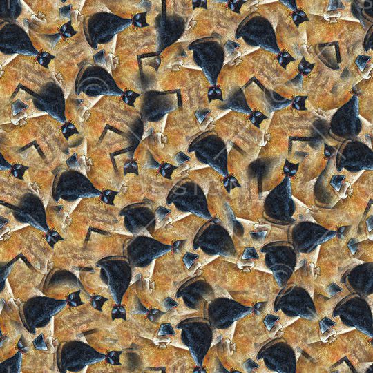 复古时尚印花华亿平台图片