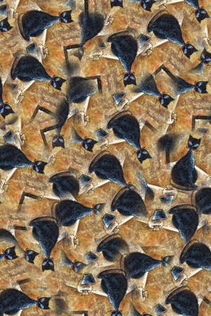 复古时尚印花华亿平台图片