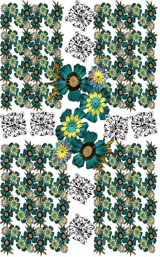 格子花印花华亿平台图片