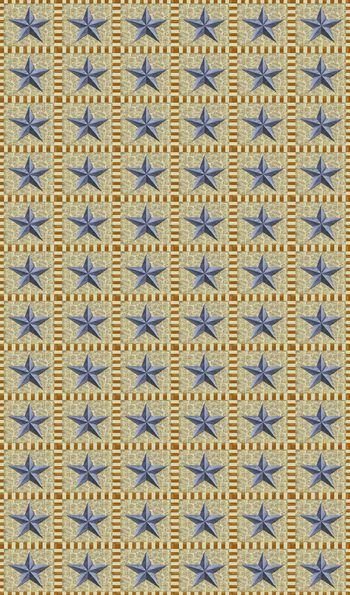 454225-格子加五角心