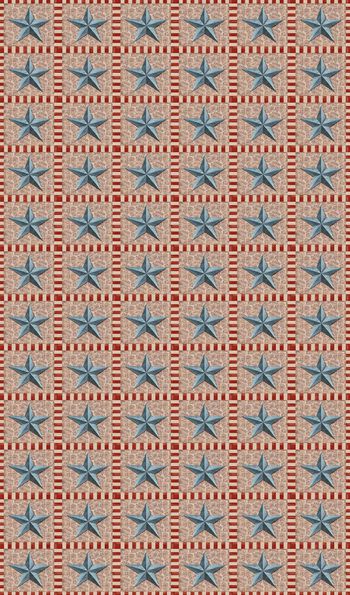 454227-格子加五角心