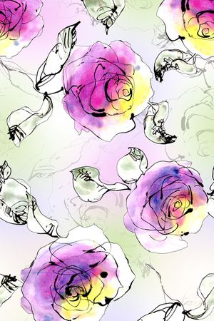 写意印花华亿平台图片