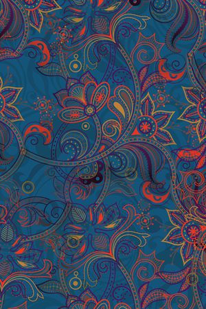 复古印花华亿平台图片