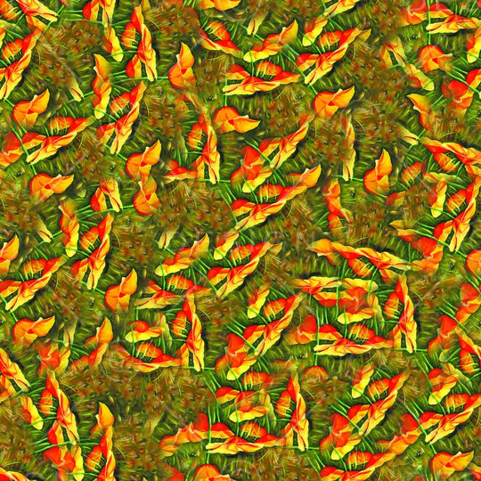 绽放印花华亿平台图片