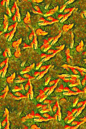 绽放印花华亿平台图片