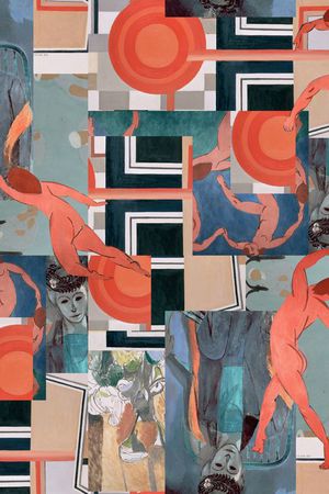 潮流时尚印花华亿平台图片