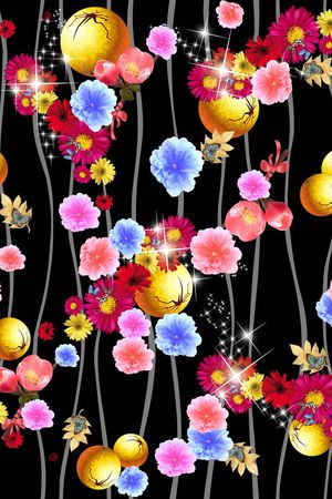 抽象印花华亿平台图片