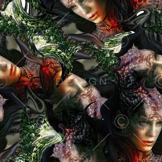 复古印花华亿平台图片