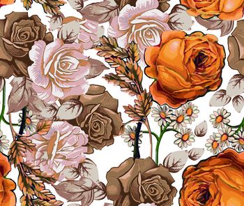 橙色印花华亿平台图片